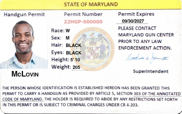 Maryland Carry Permit